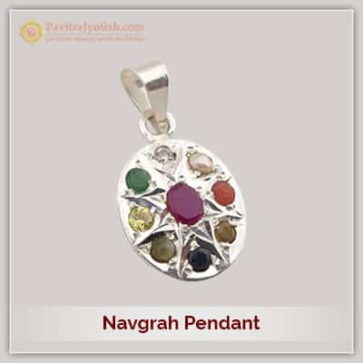 Lab Certified Gemstone Navgrah Locket