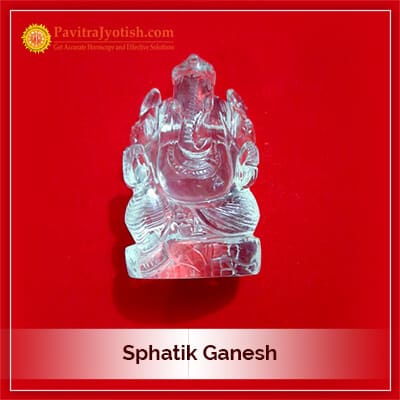 Original Sphatik Ganesh Idol