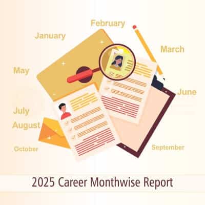 2025 Monthly Career report